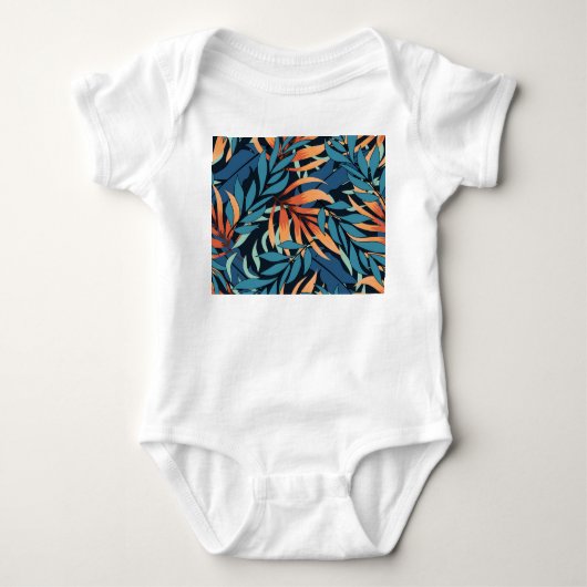 Body Pastel Tropical Botanical Abstrait (Devant)