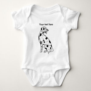 Body Patchwork noir et blanc Dalmatie