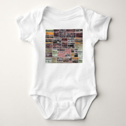 Body Patchwork Quilt Collage Impression transparente. (Devant)