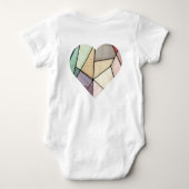 Body Patchwork Style bébé Ours et coeur Motif (Dos)