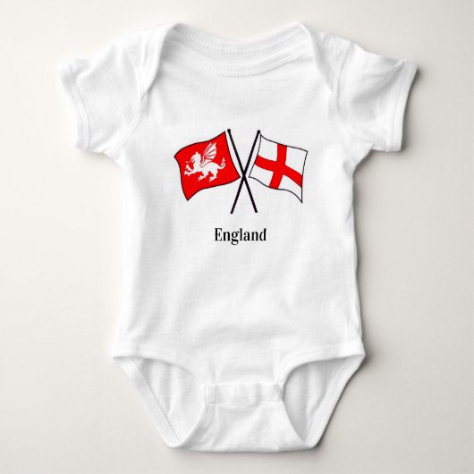 Body Patriote anglais Babygro (Devant)