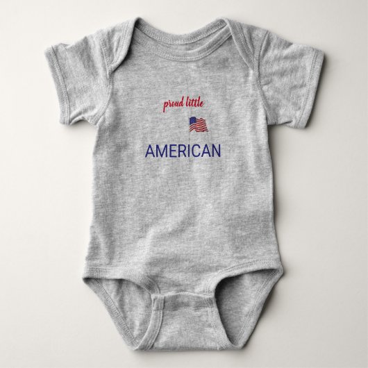 Body Patriotique Fier Little American (Devant)