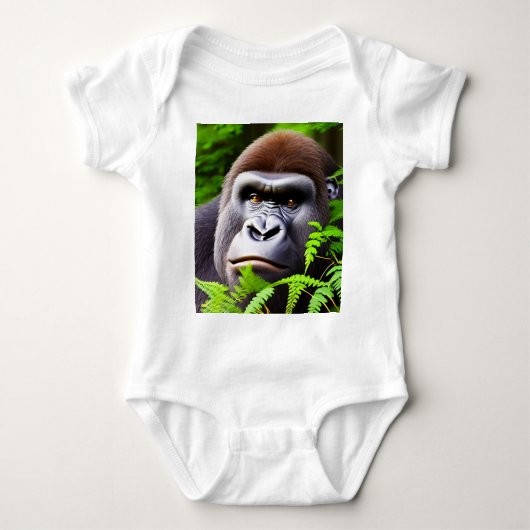 Body Peekaboo Gorilla, Baby Bosysuit (Devant)