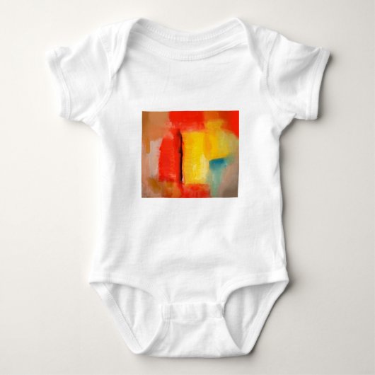 Body Peinture Abstraite rouge moderne (Devant)