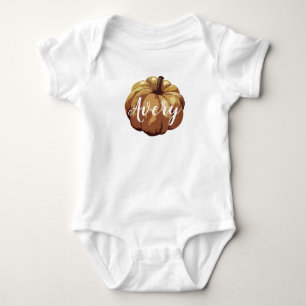 Body Peinture Citrouille personnalisée Bébé d'automne