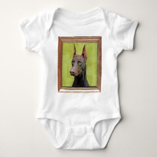 Body Peinture rouge de Pinscher de dobermann (Devant)