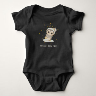 Body Penguin Boho D'Hiver Avec Étoiles Et Texte Garçons