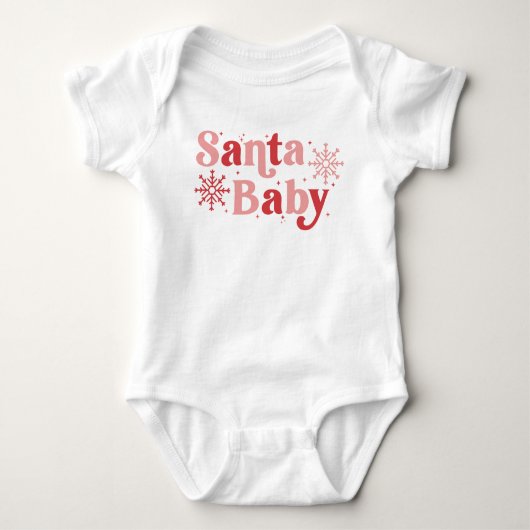 Body Père Noël Baby - Fun Holiday Typography Design (Devant)