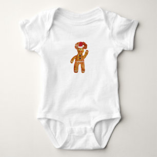 Body Père Noël en pain d'épices bébé bodysuit