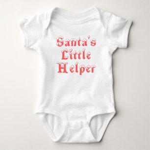 Body Père Noël Little Helper - rose