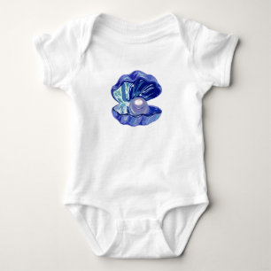 Body Perle à l'intérieur d'un coquillage océanique