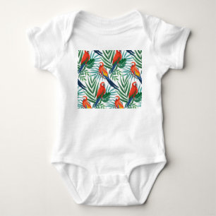 Body Perroquets tropicaux : Palmier luxuriant sans tran