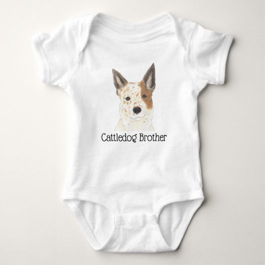 Body Personalisable Red White Cattledog Heeler (Devant)