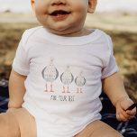 Body Personalisé Funny Seagull<br><div class="desc">Mignonne et drôle seagull personnalisé maillot de bébé.</div>