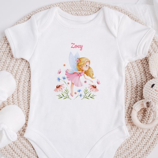 Body Personalized Baby Girl Fairy Bodysuit