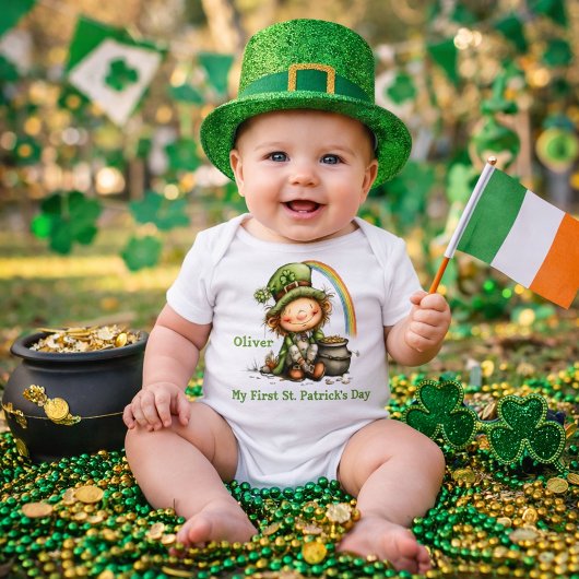 Body Personalized Baby’s First St. Patrick’s Day