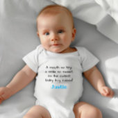Body Personalized Cutest Baby Boy Outfit,