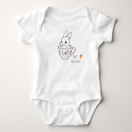 Body Personalized First Easter Bunny (Devant)