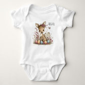 Body Personalized Happy Easter Deer Illustration  (Devant)