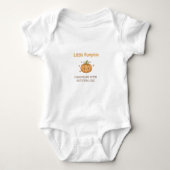 Body Personalized Little Pumpkin Baby Blanket (Devant)
