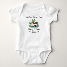 Body Personalized Matching First Mother’s Day Panda