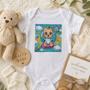 Body Personnage de dessin animé bébé mignon pour une nu