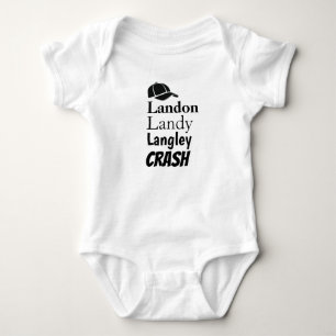 Body Personnalisable, Baby Boy, Pseudo Mignonne Casquet