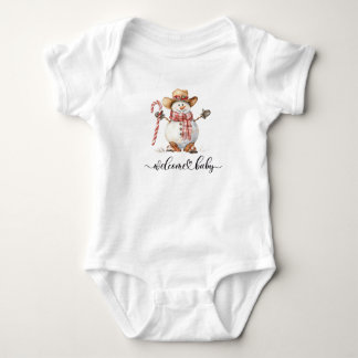 Body personnalisé avec photo de bébé 'Bienvenue bé