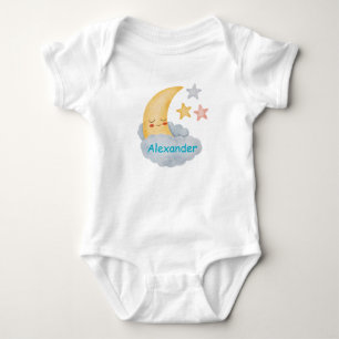 Body personnalisé bébé Lune & Étoiles