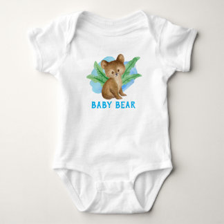 Body Personnalisé Cute Boys Bear Tropical Bush