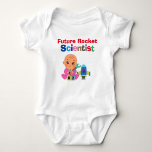 Body Personnalisé Cute Funny Baby Futur Rocket Scientis