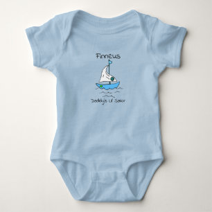 Body Personnalisé Daddy's Lil's Sailor Sailboat Bébé ga