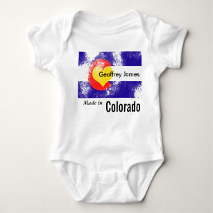 Body Personnalisé fait dans le T-shirt du Colorado