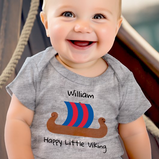 Body Personnalisé Happy Little Viking