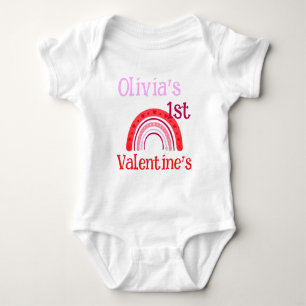 Body Personnalisé MON PREMIER SAINT-VALENTIN Bébé Arc-e