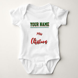 Body personnalisé Noël Bébé Jersey couleur