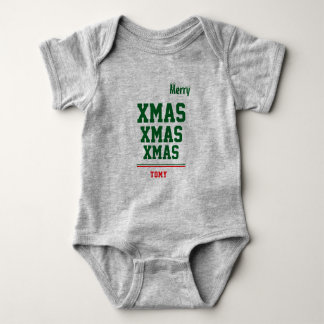 Body personnalisé Noël Bébé Jersey couleur