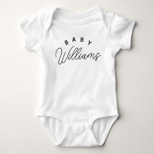Body Personnalisé Nom Bodysuit bébé, Baby Gift Bodysuit