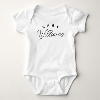 Body Personnalisé Nom Bodysuit bébé, Baby Gift Bodysuit