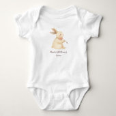 Body personnalisé pour bébé avec nom (Devant)