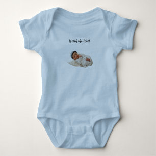 Body personnalisé pour bébé avec photo Ça vaut la