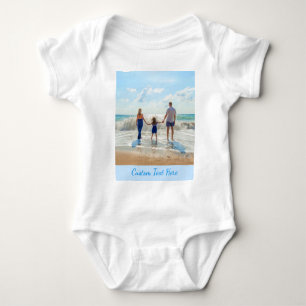 Body personnalisé pour bébé avec photo et texte