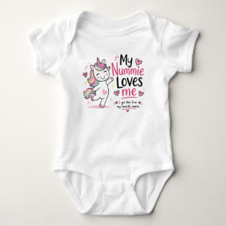 Body personnalisé pour bébé licorne en commande sp