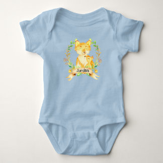 Body personnalisé pour bébé Maman et bébé Renard S