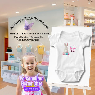 Body personnalisé pour bébé pour Pâques