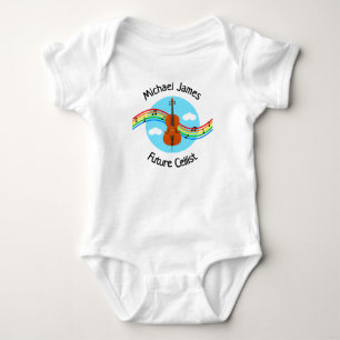 Body personnalisé pour futur violoncelliste