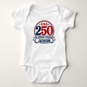 Body personnalisé USA 250 pour bébé