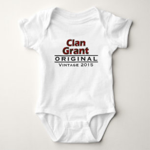 Body Personnaliser vintage de Grant de clan votre