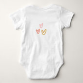 Body Petit bébé arc-en-ciel mignon (Dos)
