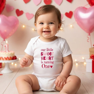 Body Petit chéri de la Saint-Valentin qui fête son prem